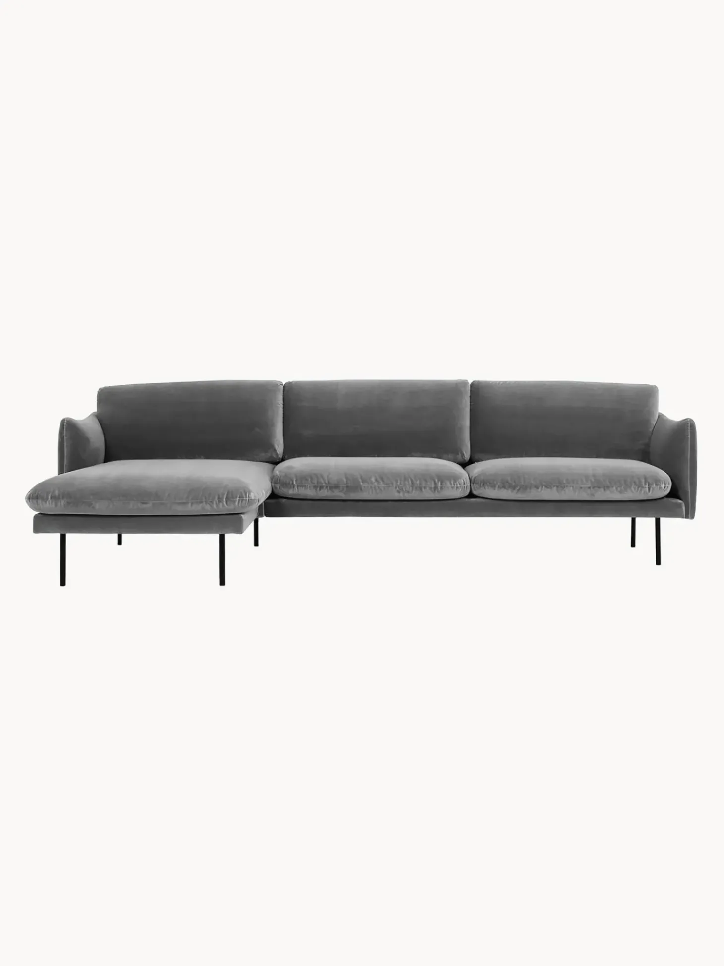 Sofa Rinconera De Terciopelo Moby