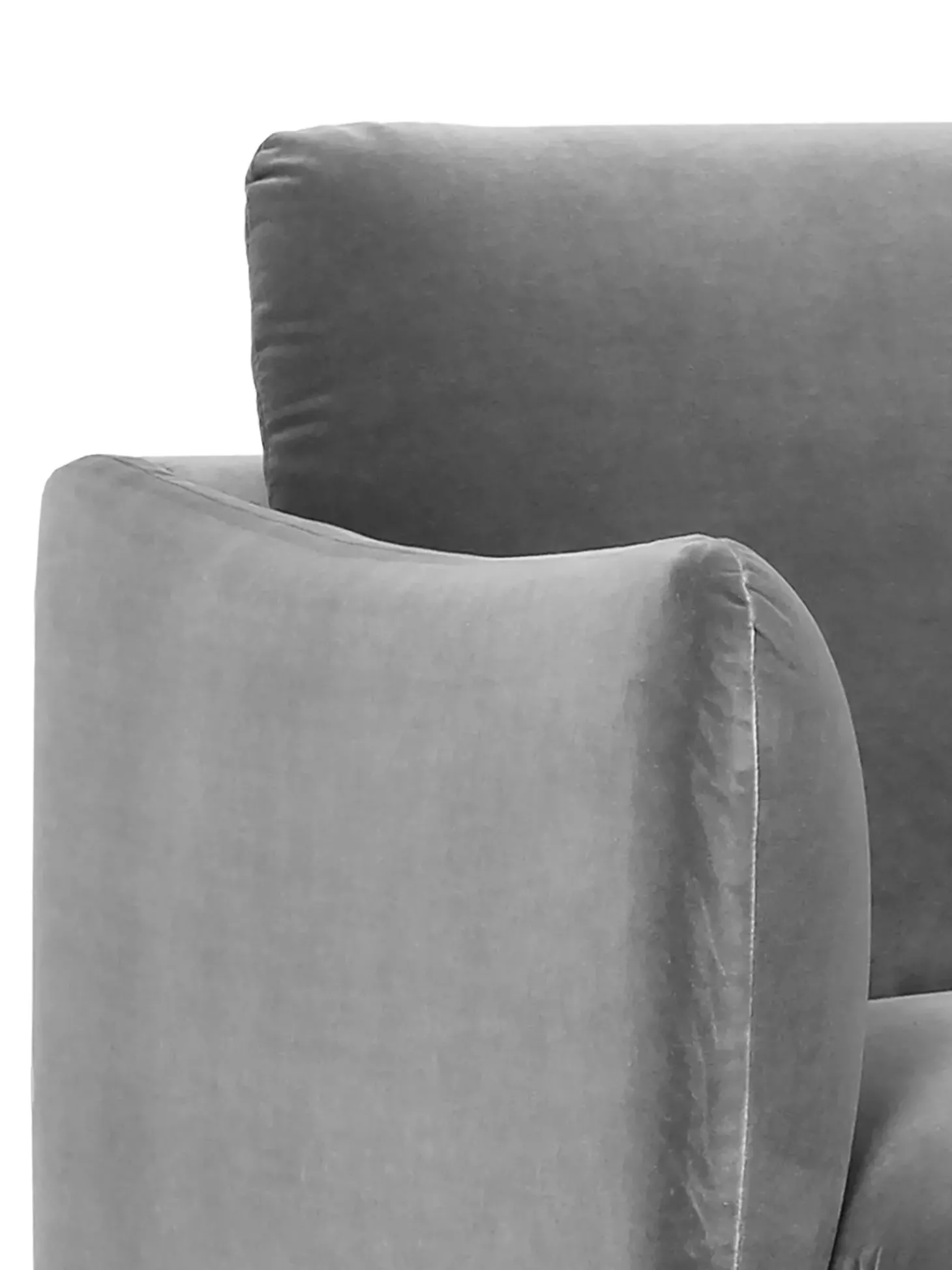 Sofa Rinconera De Terciopelo Moby