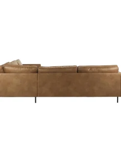 Sofa Rinconera Extra Grande De Cuero Reciclado Hunter