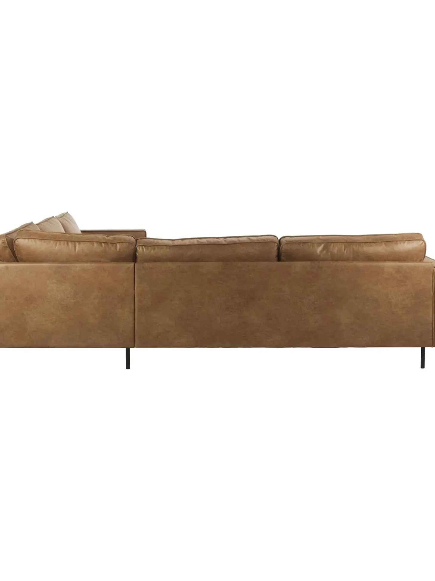 Sofa Rinconera Extra Grande De Cuero Reciclado Hunter