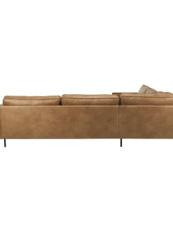Sofa Rinconera Extra Grande De Cuero Reciclado Hunter