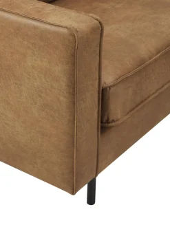 Sofa Rinconera Extra Grande De Cuero Reciclado Hunter