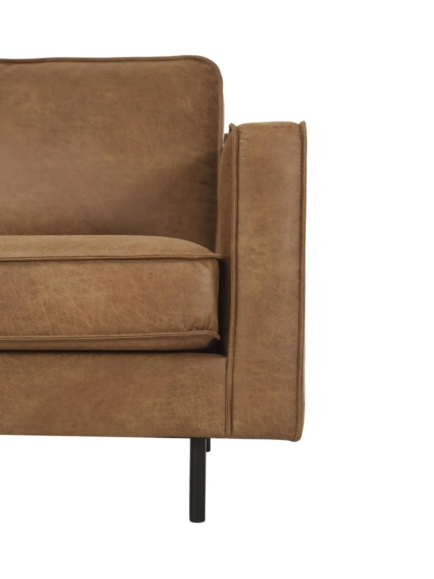 Sofa Rinconera Extra Grande De Cuero Reciclado Hunter