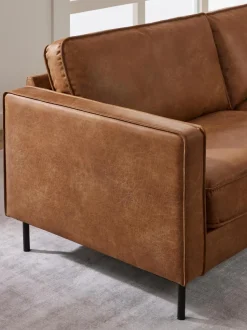 Sofa Rinconera Grande De Cuero Reciclado Hunter