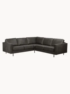 Sofa Rinconera Grande De Cuero Reciclado Hunter