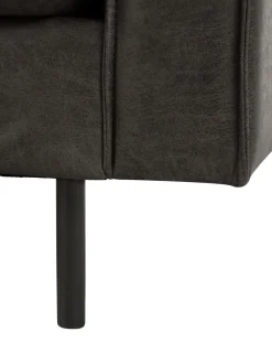 Sofa Rinconera Grande De Cuero Reciclado Hunter