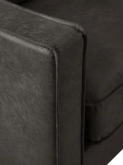 Sofa Rinconera Grande De Cuero Reciclado Hunter