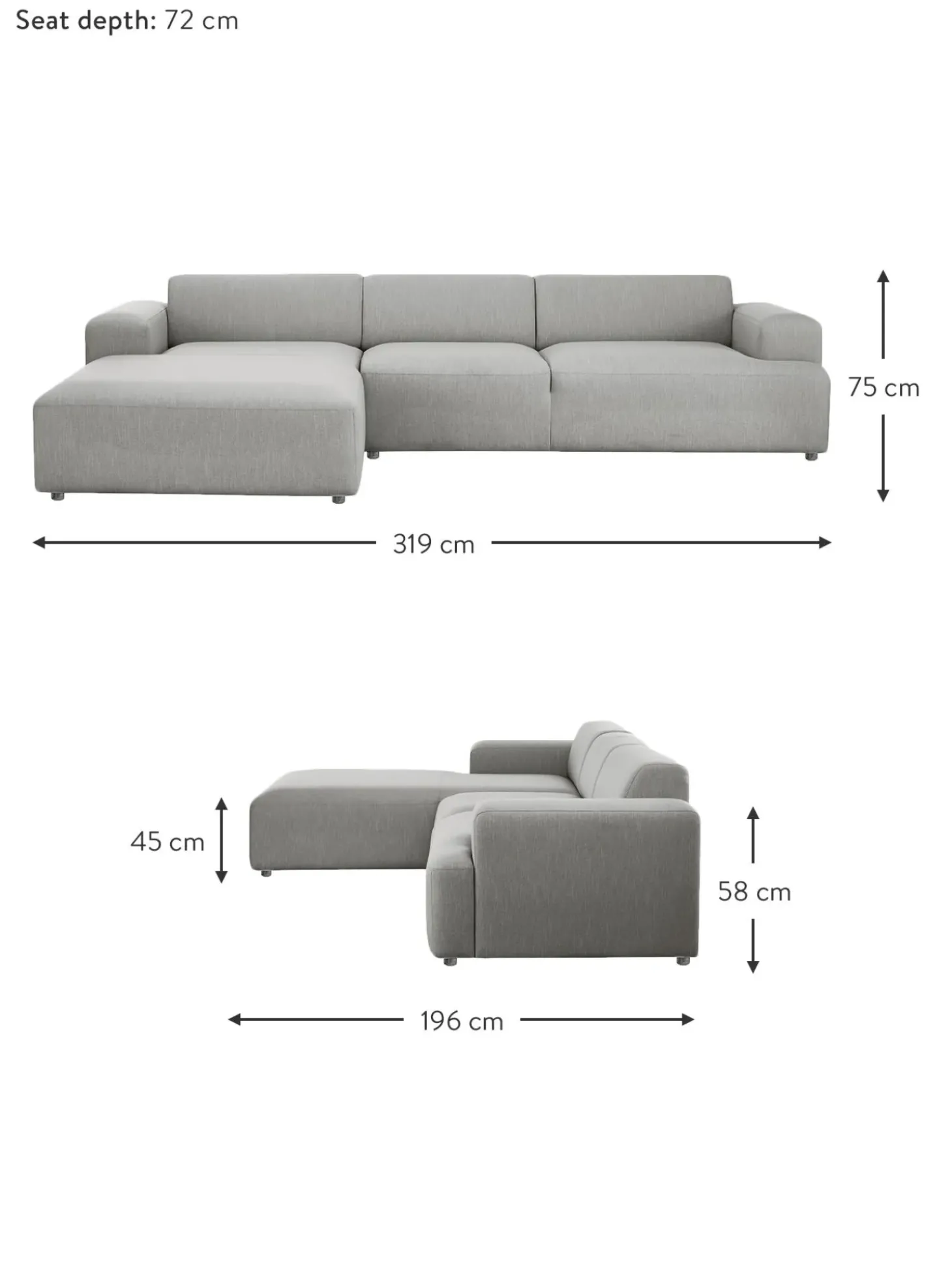 Sofa Rinconera Melva (4 Plazas)