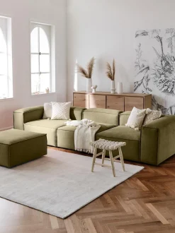 Sofa Rinconera Modular Con Reposapies Lennon (4 Plazas)