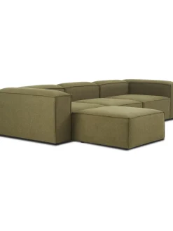 Sofa Rinconera Modular Con Reposapies Lennon (4 Plazas)