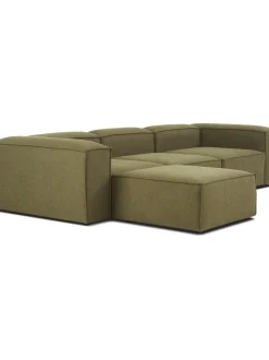 Sofa Rinconera Modular Con Reposapies Lennon (4 Plazas)