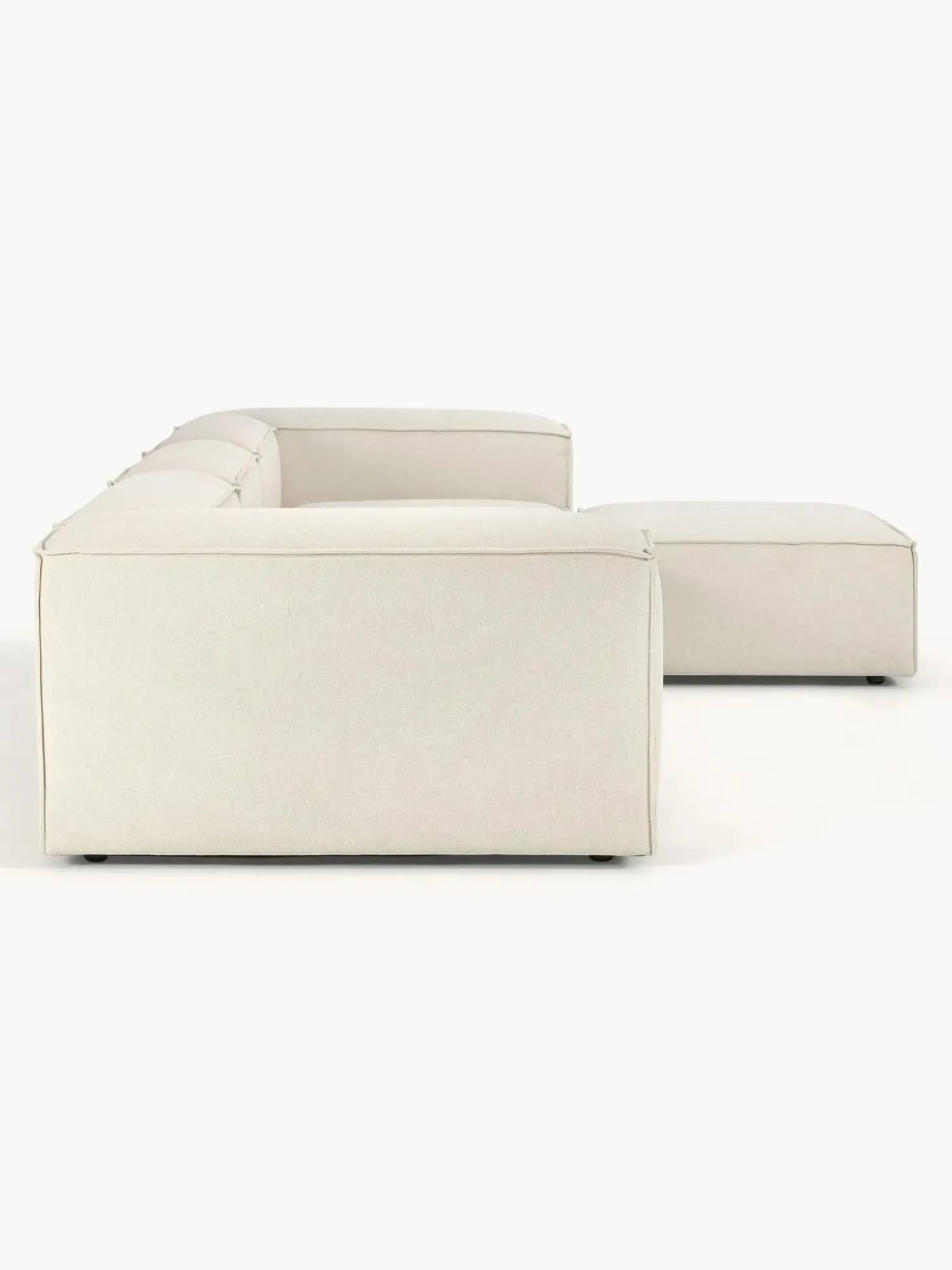 Sofa Rinconera Modular Con Reposapies Lennon (4 Plazas)