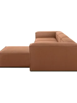Sofa Rinconera Modular Con Reposapies Lennon (4 Plazas)