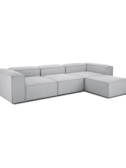 Sofa Rinconera Modular Con Reposapies Lennon (4 Plazas)