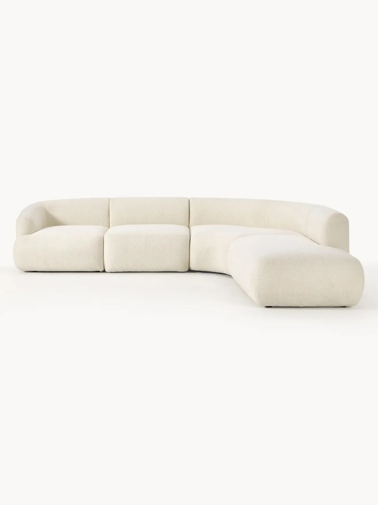 Sofa Rinconera Modular De Borreguillo Sofia (4 Plazas)