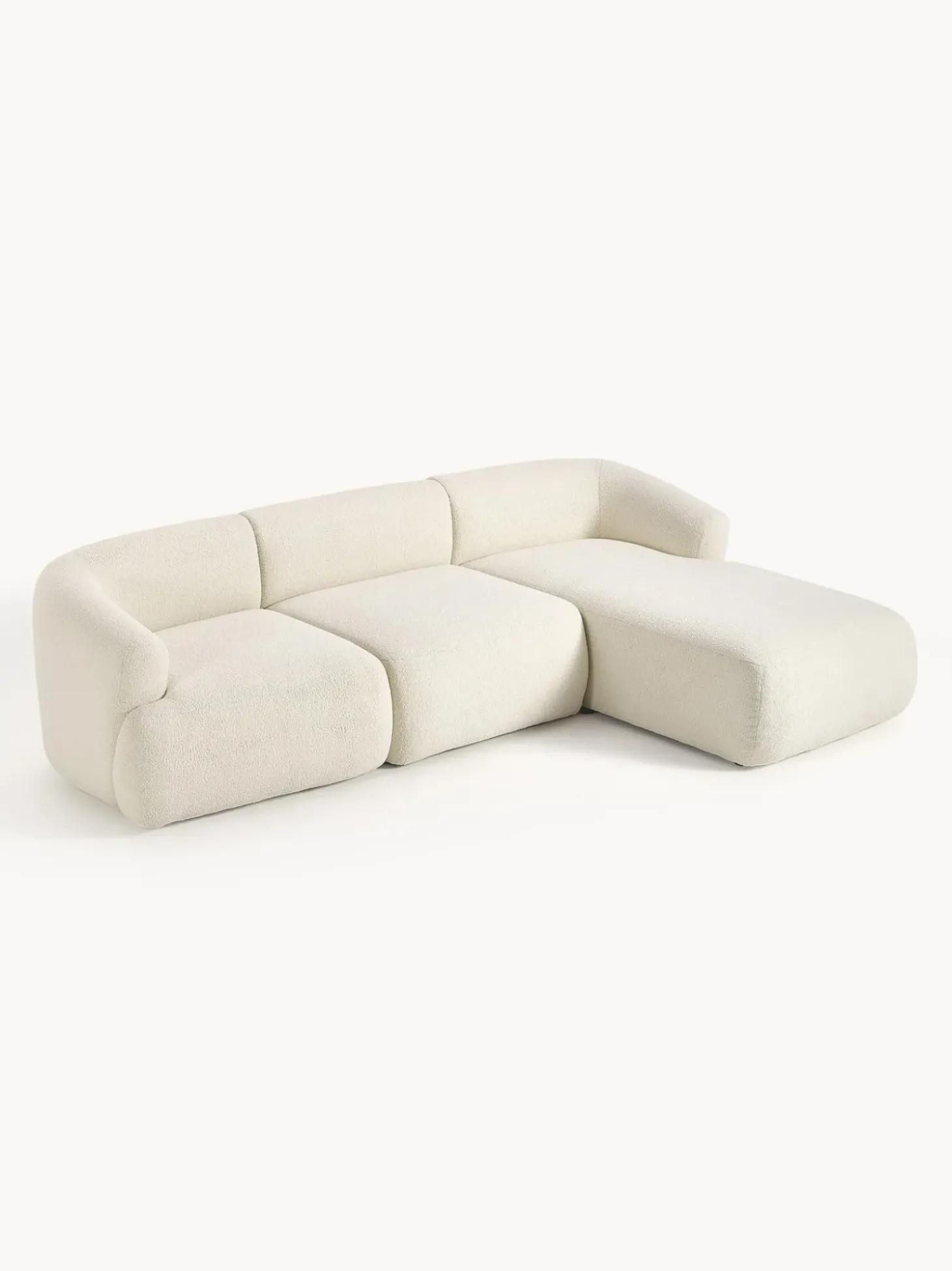 Sofa Rinconera Modular De Borreguillo Sofia (3 Plazas)
