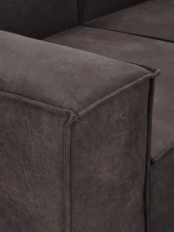 Sofa Rinconera Modular De Cuero Reciclado Lennon