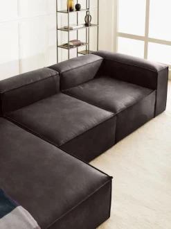Sofa Rinconera Modular De Cuero Reciclado Lennon