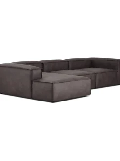Sofa Rinconera Modular De Cuero Reciclado Lennon