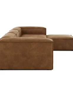 Sofa Rinconera Modular De Cuero Lennon (4 Plazas)