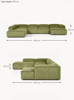 Sofa Rinconera Modular De Pana Lennon