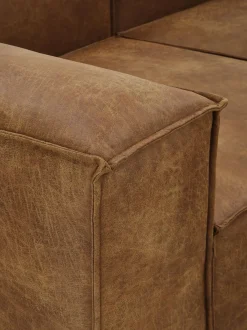 Sofa Rinconera Modular De Cuero Reciclado Lennon