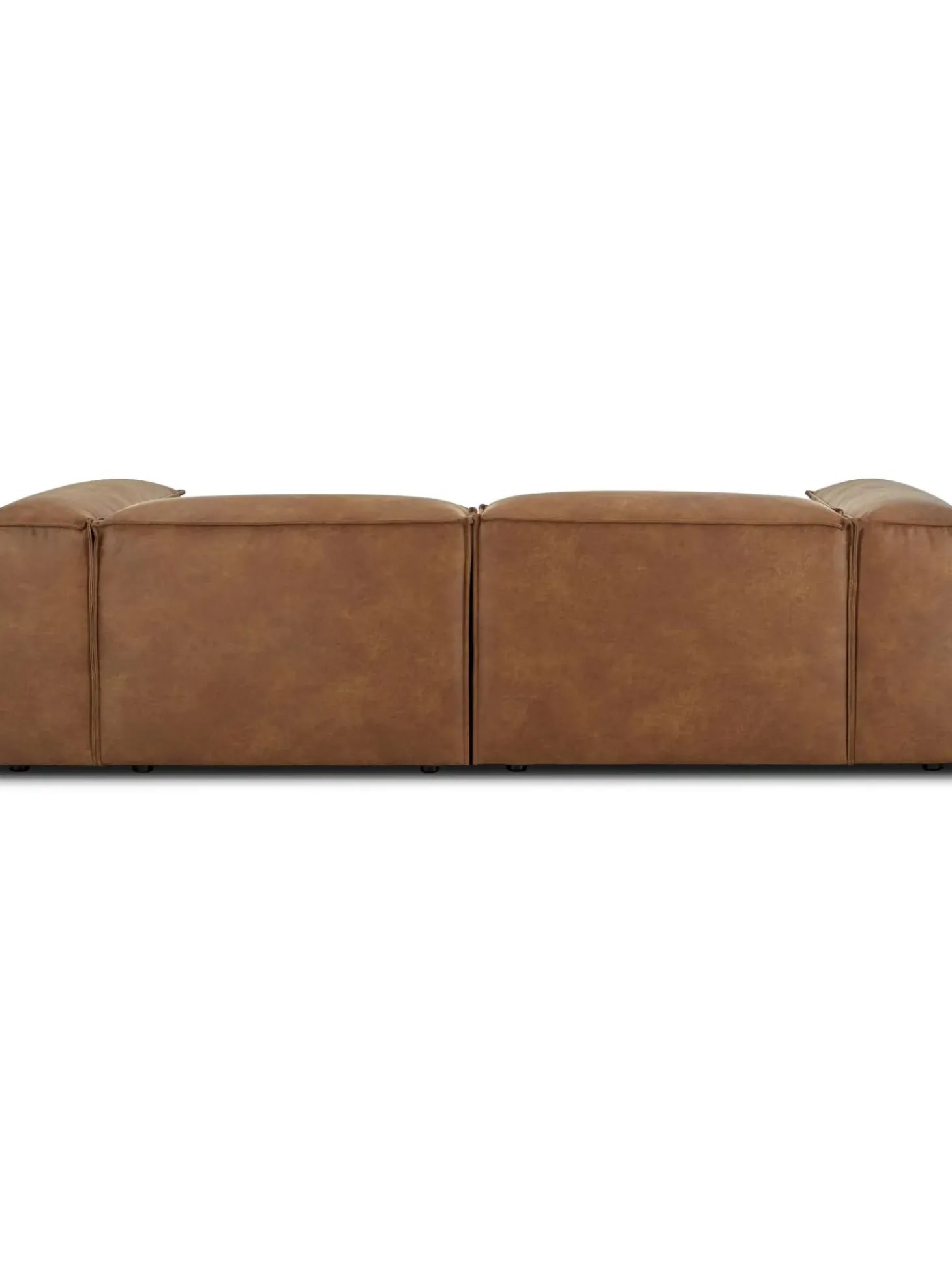 Sofa Rinconera Modular De Cuero Lennon