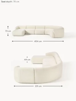 Sofa Rinconera Modular De Borreguillo Sofia