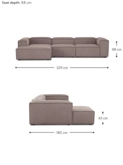 Sofa Rinconera Modular De Pana Lennon