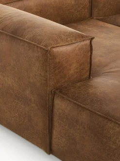 Sofa Rinconera Modular De Cuero Reciclado Lennon