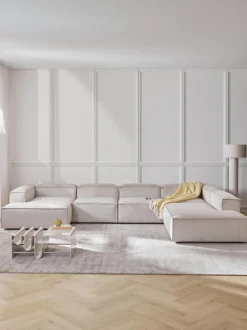Sofa Rinconera Modular De Pana Lennon