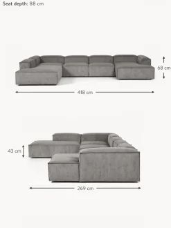 Sofa Rinconera Modular De Pana Lennon