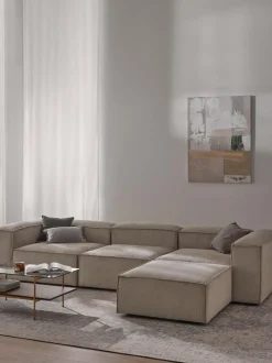 Sofa Rinconera Modular De Pana Lennon (4 Plazas)