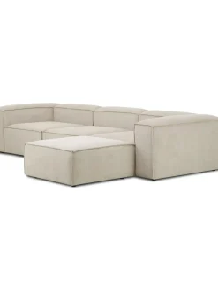Sofa Rinconera Modular De Pana Lennon (4 Plazas)