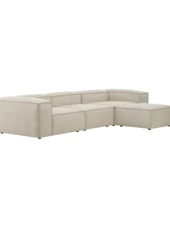 Sofa Rinconera Modular De Pana Lennon (4 Plazas)