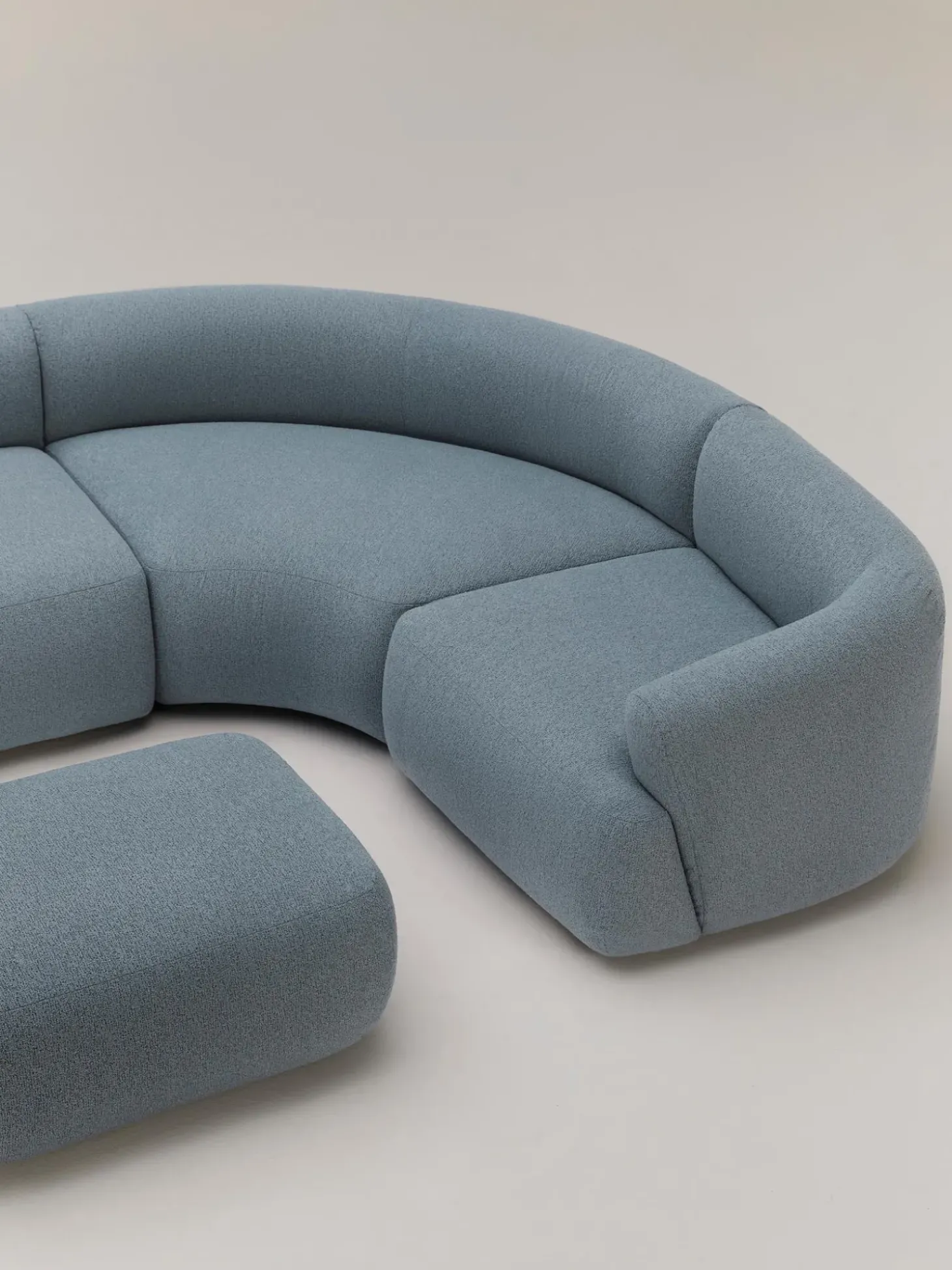 Sofa Rinconera Modular En Tejido Boucle Sofia