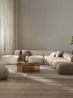 Sofa Rinconera Modular En Tejido Boucle Sofia (4 Plazas)
