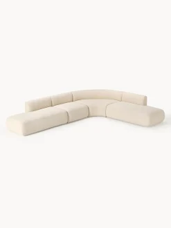 Sofa Rinconera Modular En Tejido Boucle Sofia (4 Plazas)