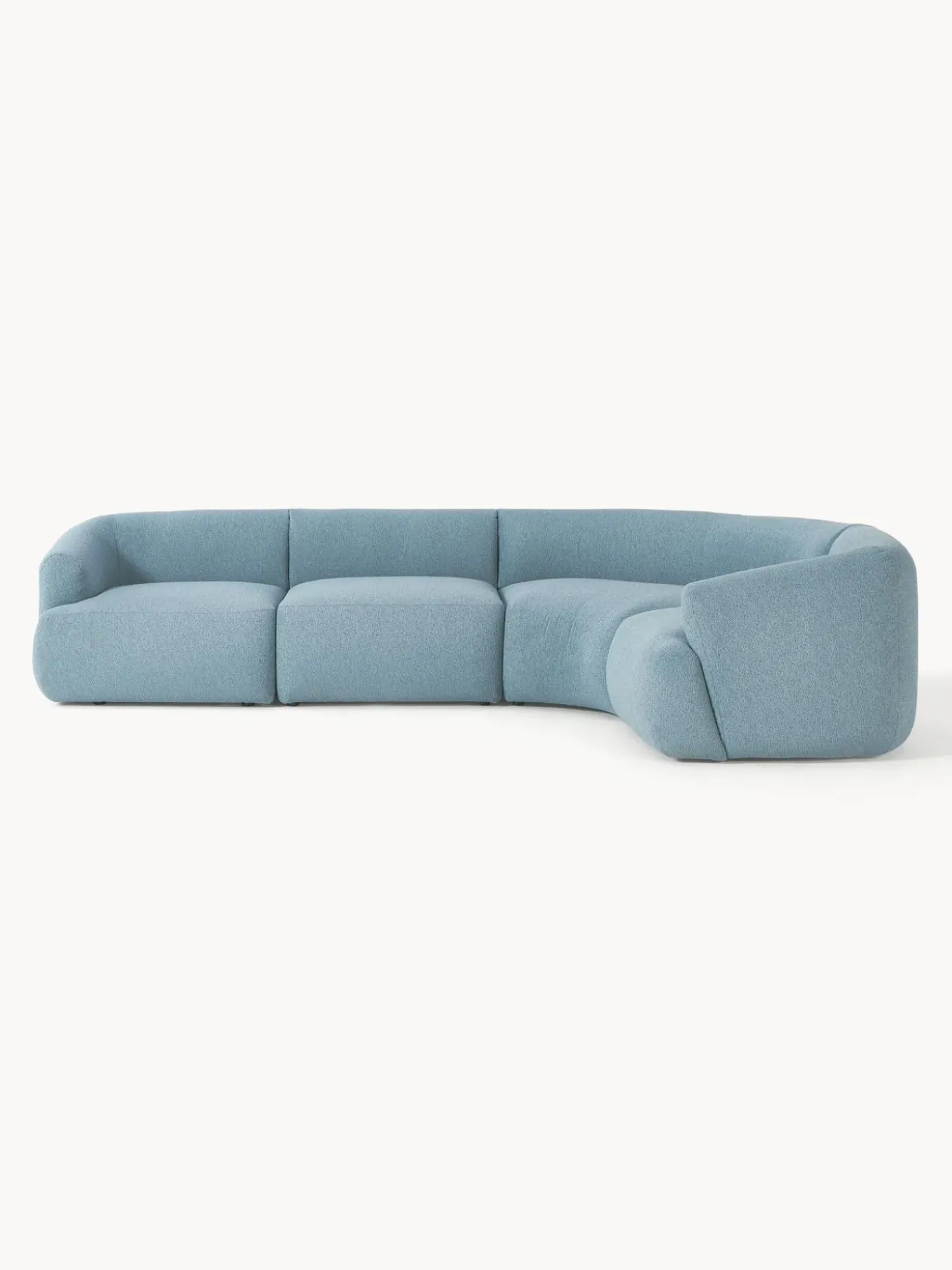 Sofa Rinconera Modular En Tejido Boucle Sofia (4 Plazas)