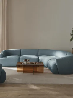Sofa Rinconera Modular En Tejido Boucle Sofia (4 Plazas)