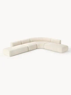 Sofa Rinconera Modular En Tejido Boucle Sofia (4 Plazas)