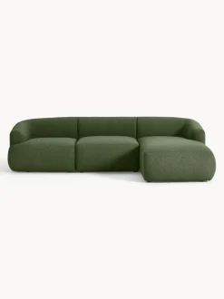 Sofa Rinconera Modular En Tejido Boucle Sofia (3 Plazas)