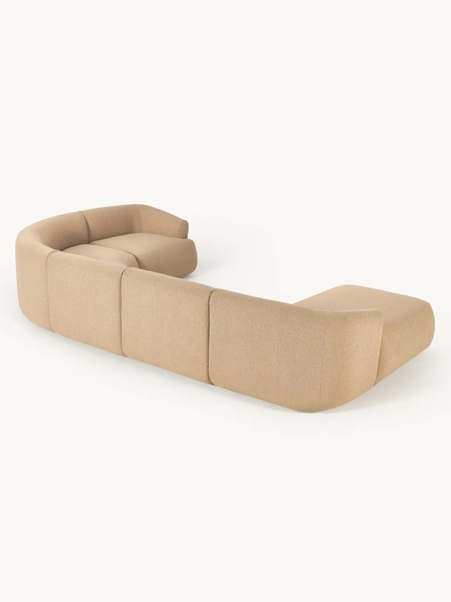 Sofa Rinconera Modular En Tejido Boucle Sofia