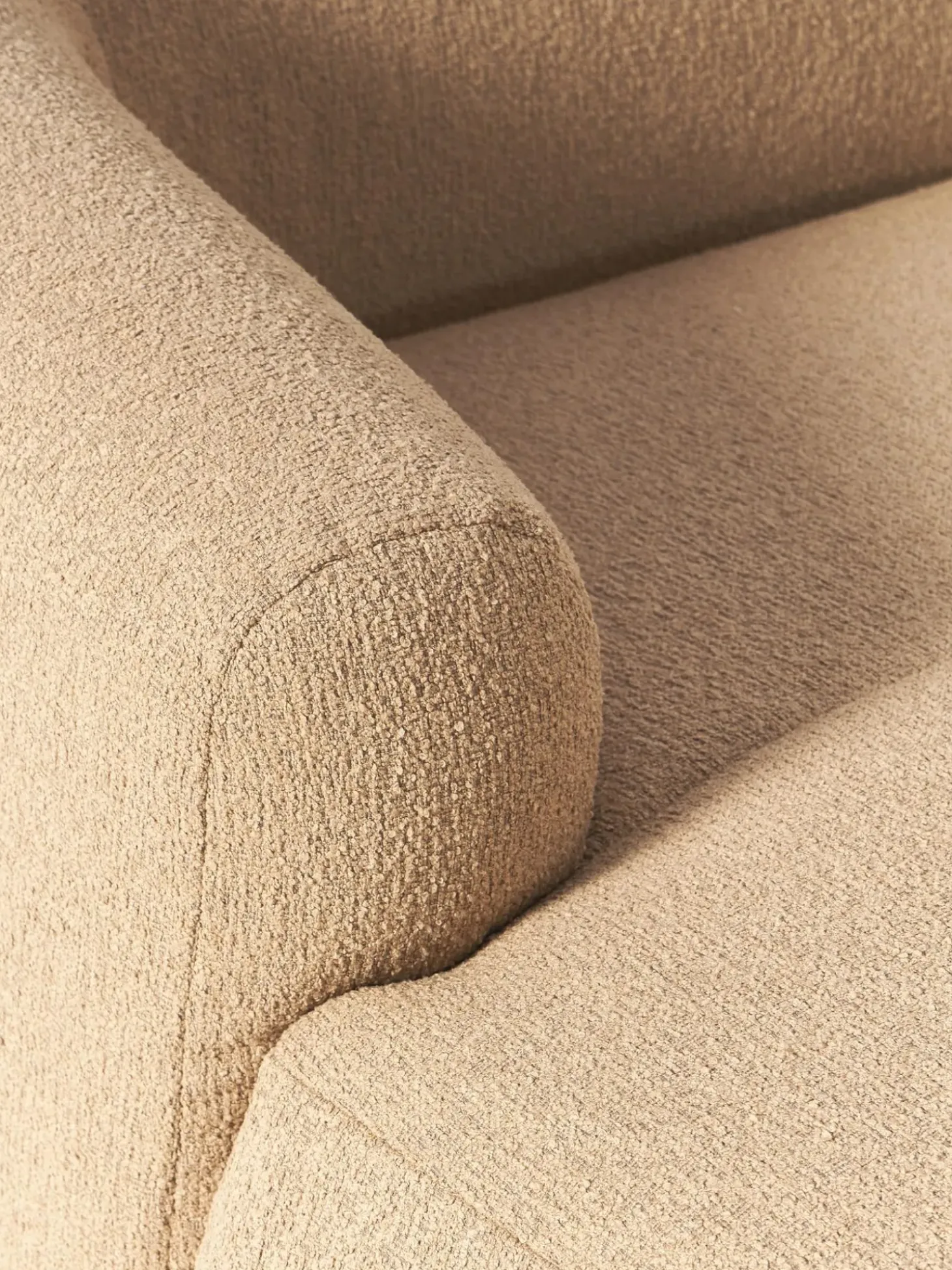 Sofa Rinconera Modular En Tejido Boucle Sofia