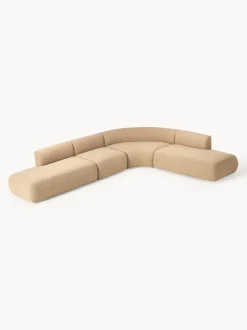 Sofa Rinconera Modular En Tejido Boucle Sofia (4 Plazas)