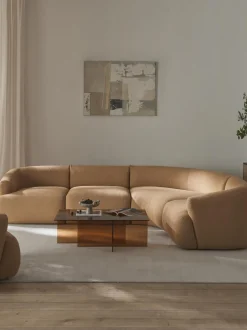 Sofa Rinconera Modular En Tejido Boucle Sofia (4 Plazas)