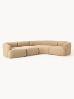 Sofa Rinconera Modular En Tejido Boucle Sofia (4 Plazas)