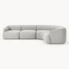 Sofa Rinconera Modular En Tejido Boucle Sofia (4 Plazas)