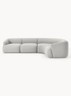 Sofa Rinconera Modular En Tejido Boucle Sofia (4 Plazas)