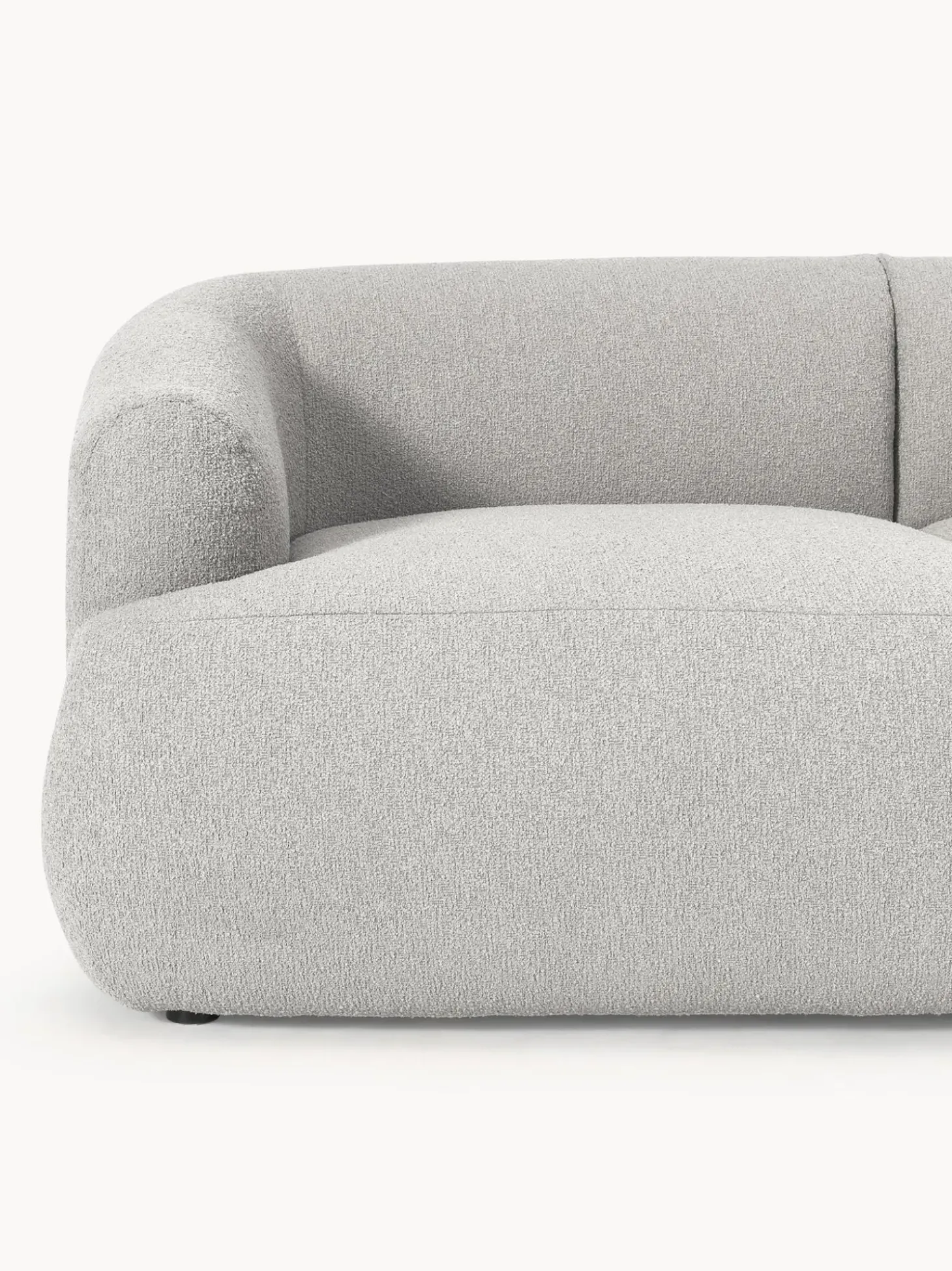Sofa Rinconera Modular En Tejido Boucle Sofia (4 Plazas)